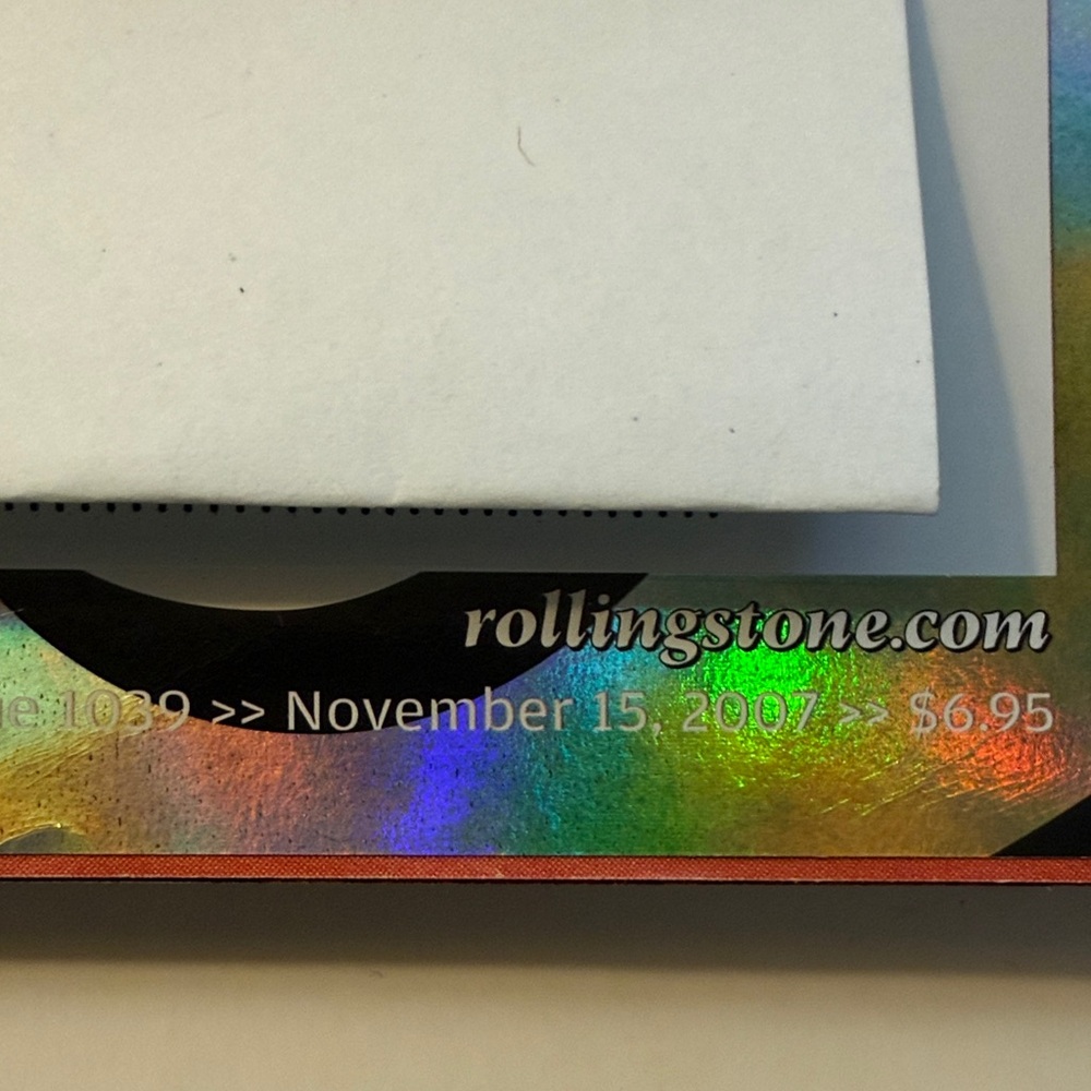 Rolling Stone 40th Anniversary Holographic Cover Magazine - Picture 2 of 4